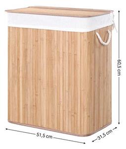 Cos de rufe, Songmics, Natural, 52x32x63 cm