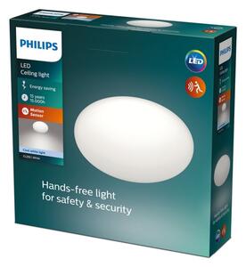 Philips - Plafonier LED SHAN cu senzor, 12 W, 230 V, 4000 K