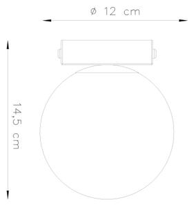 Plafonieră YOLI 1xG9/12W/230V albă Sollux SL.1146
