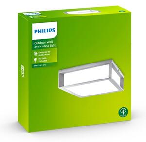 Philips - Plafonieră de exterior SKIES 2xE27/14W/230V IP44 gri