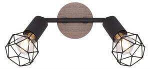 Spot de perete XARA 2xE14/40W/230V Globo 54802S-2H
