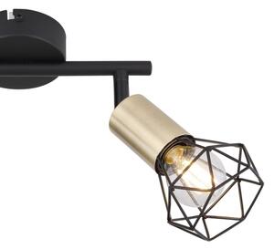 Spot de perete XARA 2xE14/40W/230V Globo 54802S-2AB
