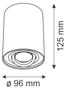 Lampă spot HADAR R1 1xGU10/10W/230V negru
