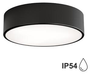 Plafonieră pentru baie CLEO 2xE27/24W/230V d. 30 cm neagră IP54