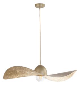 Lustră pe cablu KAPELLO 1xE27/60W/230V d. 76 cm aurie