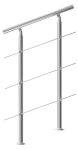 Deuba Balustradă pentru scări 3 traverse - 80 cm