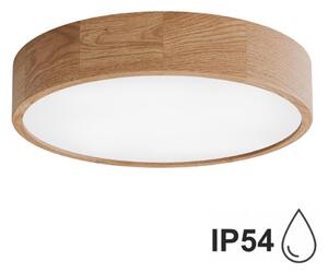 Plafonieră pentru baie CLEO 4xE27/24W/230V IP54 d. 47,5 cm stejar