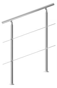 Deuba Balustradă pentru scară cu 2 bare transversale - 100 cm