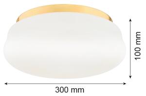Plafonieră OMBRA 3xE27/15W/230V aurie/albă Argon 6142