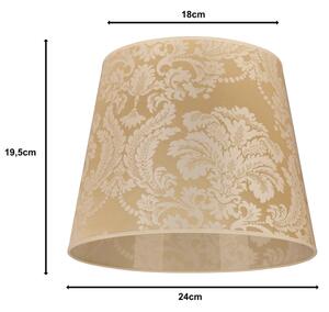 Duolla - Abajur pentru lampă de birou CLASSIC M E27 pr. 24 cm auriu