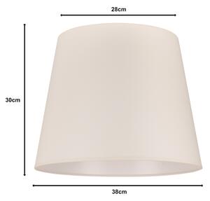 Duolla - Abajur pentru lampă de podea CLASSIC L E27 pr. 38 cm crem