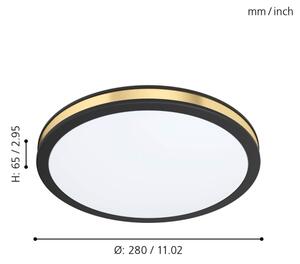 Eglo 99406 - Plafonieră LED PESCAITO LED/11W/230V