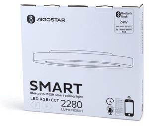 Plafonieră LED RGBW dimabilă Aigostar LED/24W/230V 3000-6500K alb + telecomandă