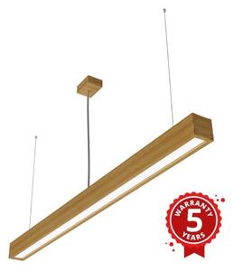 Lustră LED pe cablu LOOK LED/48W/230V 4000K 150 cm stejar APLED