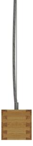 Lustră LED pe cablu LOOK LED/48W/230V 4000K 150 cm stejar APLED