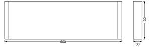 Ledvance - Raft LED LINEAR 12W 230V 60 cm IP44, iluminare LED
