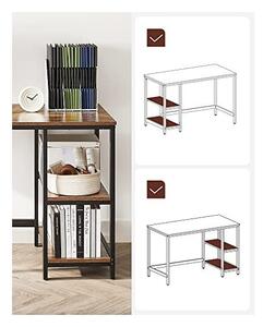 Birou, Vasagle, Maro Rustic, LWD55X, 140 x 60 x 75 cm