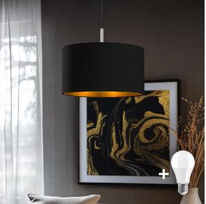 Lustră LED pe cablu Eglo TUNJA 1xE27/60W/230V negru