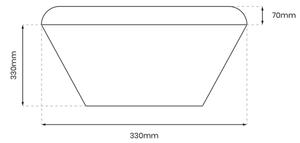Plafonieră LED pentru baie NEMO LED/17W/230V IP44 neagră