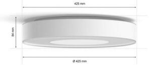 Plafonieră LED RGB pentru baie dimabilă Hue LED/52,5W/230V IP44 d. 425 mm Philips