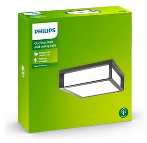 Plafonieră de exterior SKIES 2xE27/14W/230V IP44 antracit Philips