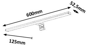 Rabalux 2115 - Iluminat oglindă baie LED LEVON LED/12W/230V IP44 60cm