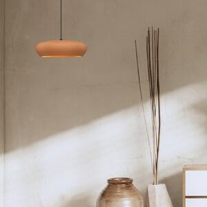 Zambelis Lampă suspendată 2591, teracotă, Ø 29 cm, lut, G9, reglabil, Maro / Rugină, Camera de zi / sufragerie, Tencuială / Argilă