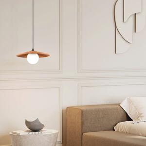 Zambelis Lampă suspendată 2598, teracotă, Ø 29 cm, ceramică/sticlă, G9, reglabil, Maro / Rugină, Camera de zi / sufragerie, Tencuială / Argilă