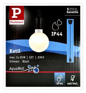 Paulmann 50346 - Lustră pe cablu NEORDIC 1xE27/20W/230V IP44
