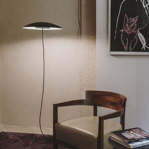 LEDS-C4 Noway Single lampă podea LED curbată negru, Negru, Camera de zi / sufragerie, Metal, Modern