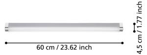 Aplică LED pentru oglindă de baie Eglo 99777 TRAGACETE LED/15,5W/230V IP44 60 cm