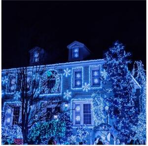 Instalație luminoasă de Crăciun 18m 300 LED Albastru