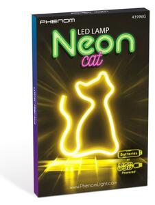 Decorațiune neon LED de masă, 2W, 3xAA/USB – Pisică