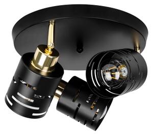 Spot ELEN 3xE27/35W/230V negru/auriu