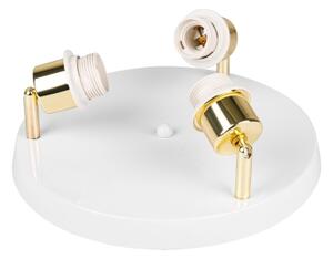 Corp de iluminat tip spot ELEN 3xE27/35W/230V alb/auriu