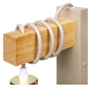 Lampă de perete ELEN 1xE27/35W/230V bej/auriu/maro