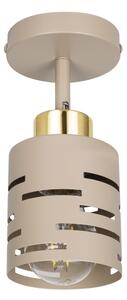 Aplica spot de perete ELEN 1xE27/35W/230V, bej/auriu