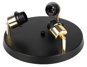 Spot ELEN 3xE27/35W/230V negru/auriu