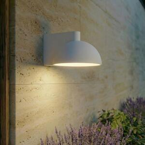 Lucande Lampa de perete pentru exterior cu LED Velira, gri deschis, metal, IP54, Gri, Metal, Modern
