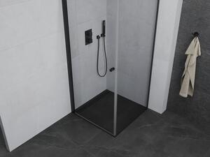 Mexen Pretoria cabină de duș cu balamale 70 x 70 cm, transparent, Neagră - 852-070-070-70-00