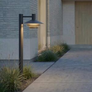 Lucande Bornă luminoasă LED Montaro, 100 cm, antracit, Negru, Aluminiu, Modern