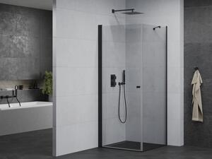 Mexen Pretoria cabină de duș cu balamale 70 x 70 cm, transparent, Neagră - 852-070-070-70-00