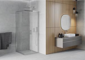 Mexen Rio cabină de duș pătrată 70 x 70 cm, transparent, Crom - 860-070-070-01-00