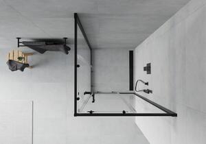 Mexen Rio cabină de duș pătrată 90 x 90 cm, transparent, Neagră - 860-090-090-70-00