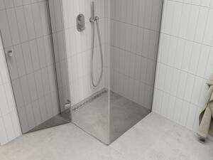 Mexen Roma cabină de duș cu balamale 70 x 70 cm, transparent, Crom - 854-070-070-01-00