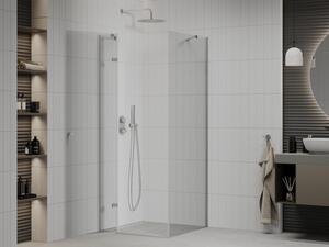 Mexen Roma cabină de duș cu balamale 70 x 70 cm, transparent, Crom - 854-070-070-01-00