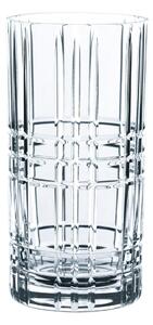 Set 4 pahare din sticlă cristalină Nachtmann Square Longdrink, 445 ml