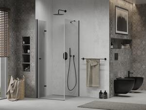 Mexen Lima cabină de duș pliabilă 70 x 70 cm, transparent, Neagră - 856-070-070-70-00