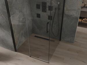 Mexen Omega cabină de duș extensibilă 100 x 100 cm, transparent, Neagră - 825-100-100-70-00