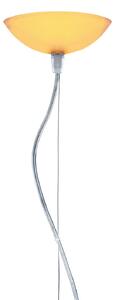Kartell Lampă suspendată FL/Y, Ø 52 cm, chihlimbar, reglabil, Galben, Camera de zi / sufragerie, Plastic, Design